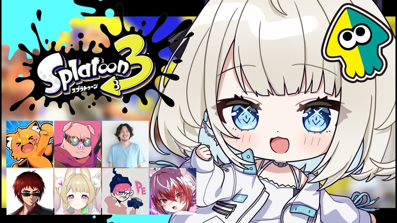 【 スプラトゥーン３ 】初心者スプラトゥーン会！初カスタムだ～～！！！【 絲依とい / ネオポルテ 】