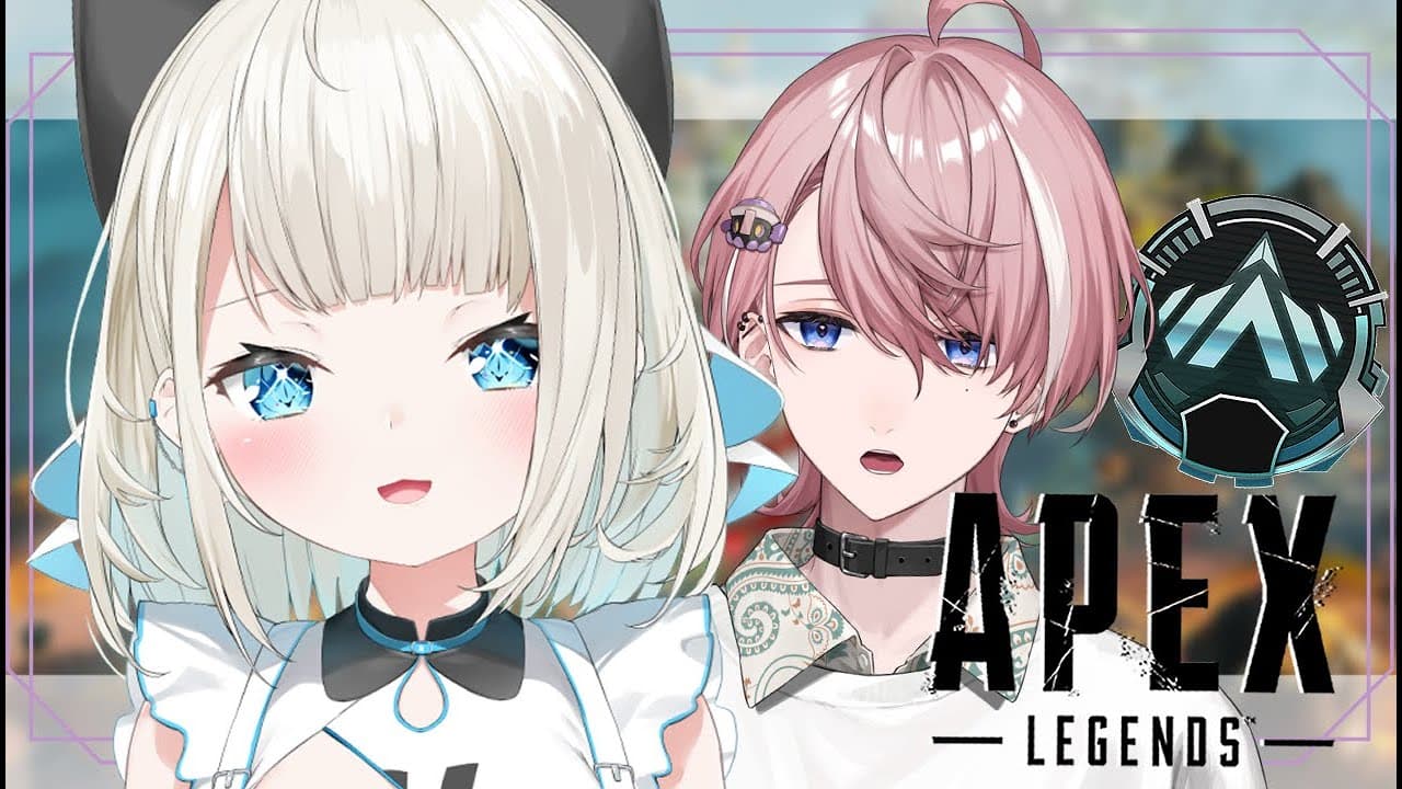 【APEX】現プラ４！先輩とランクあげ、途中から或世イヌ先輩も！ / 水無瀬先輩【ネオポルテ/絲依とい】