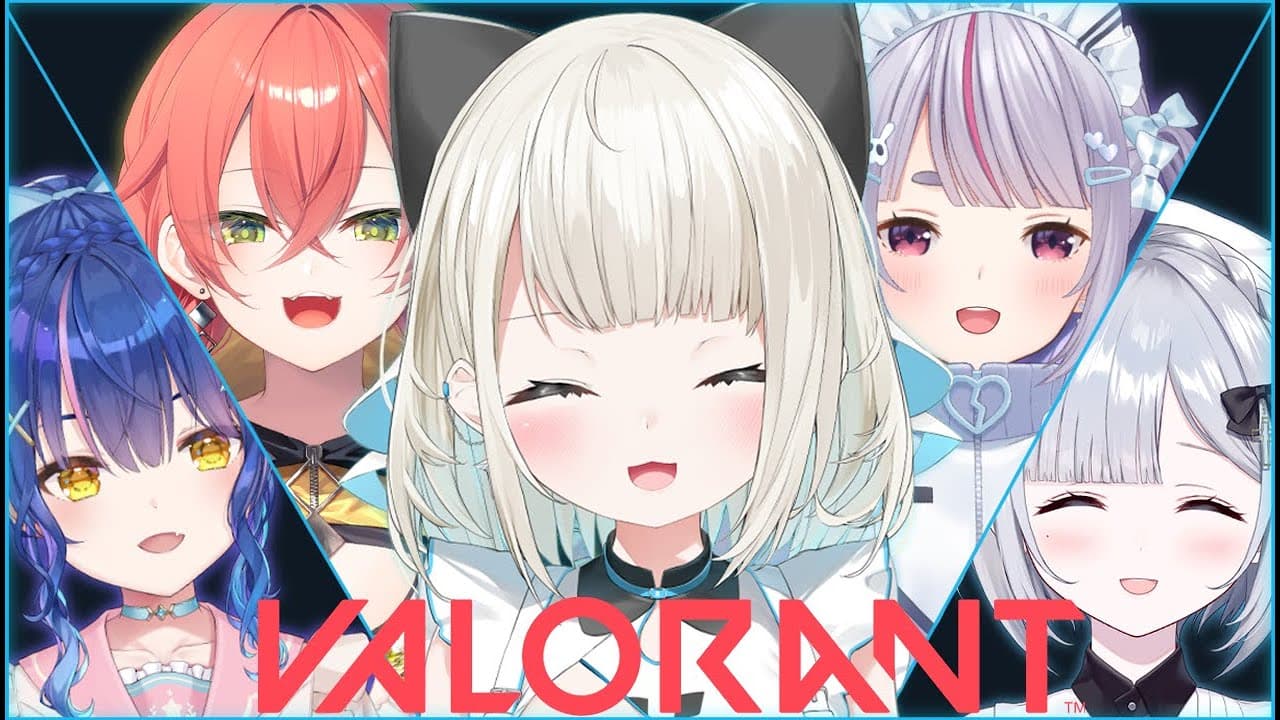 【VALORANT】フルパ女子会！ w/獅子堂あかりちゃん、天宮こころさん、兎咲ミミさん、花芽すみれさん【ネオポルテ/絲依とい】